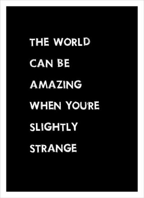 So that's why the world is amazing.